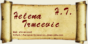 Helena Trmčević vizit kartica